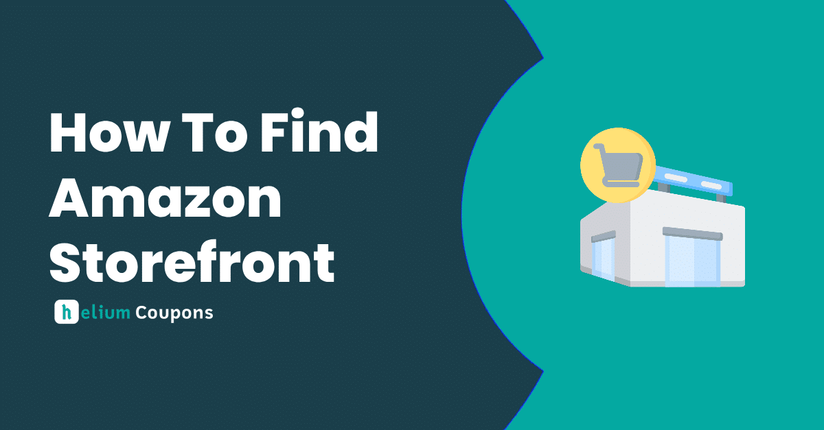 How To Find Amazon Storefront